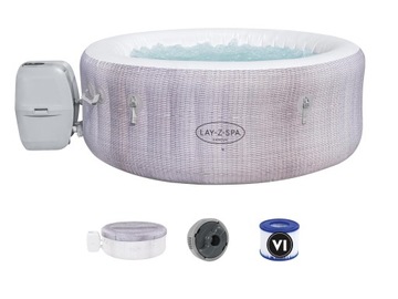 НАДУВНОЙ ГИДРОМАССАЖНЫЙ БАССЕЙН BESTWAY Lay-Z SPA на 4 человека