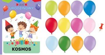 Balony z pytaniami KOSMOS Planety Gra na urodziny
