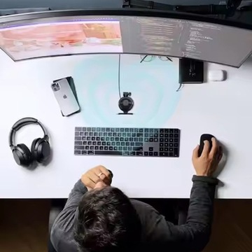 Mikrofon Pojemnościowy do Komputera Studyjny Statyw Gamingowy USB-C USB 3.0