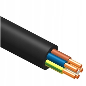 KABEL PRZEWÓD ZIEMNY YKY 5X4 MM2 0,6/1KV 1m
