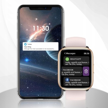SMARTWATCH ЖЕНСКИЕ 3D ВОДОНЕПРОНИЦАЕМЫЕ ЧАСЫ ПОЛЬСКИЕ СОЕДИНЕНИЯ МЕНЮ SPORT PULS