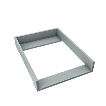 Szary Przewijak na Komodę Hemnes 500 IKEA Nakładka na Komodę Prosta 72x50