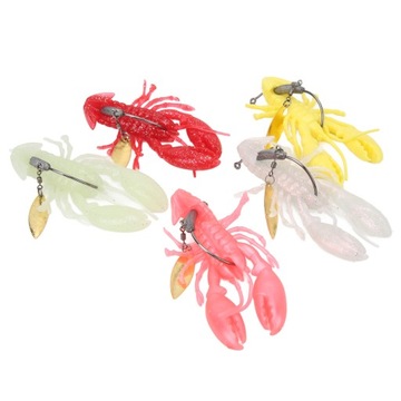 5 sztuk krewetki silikonowe przynęty 9cm 12.5g