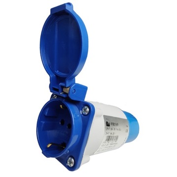 Кемпинговый адаптер CEE розетка 16А 250В Schuko