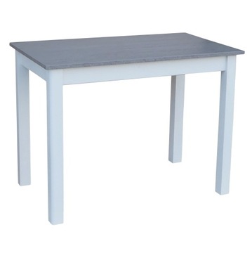 STÓŁ KUCHENNY STOLIK 100x60 BIAŁY BETON DWA KOLORY