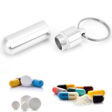 БРЕЛОК-КОНТЕЙНЕР ДЛЯ ХРАНЕНИЯ ТАБЛЕТКОВ, ЛЕКАРСТВ