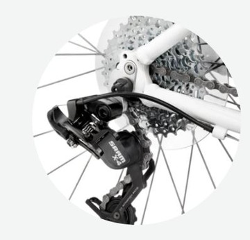 Легкий велосипед для ребенка Woom 6 Red 26 ''