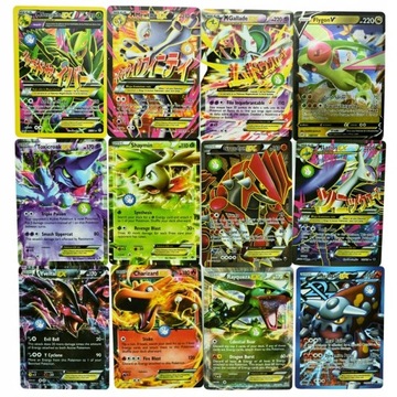 Карты Pokemon, 10 пакетиков, набор из 100 карт, бесплатная подарочная золотая карта