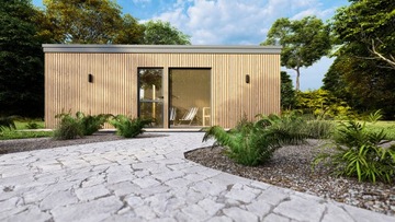 Sauna ogrodowa 650 x 320m - PREMIUM - WoodGardenSPA