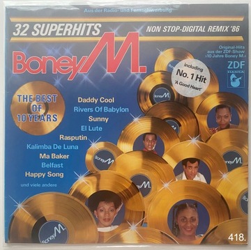 BONEY M. 32 superhits EX winyl wyd. 1986 rok LP
