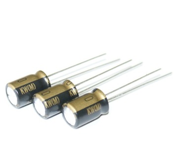NICHICON KW 220uF/25V DO AUDIO - 3 sztuki (#362)