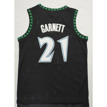 Koszulki NBA Minnesota Timberwolves #21 Kevin Garnett z haftem retro