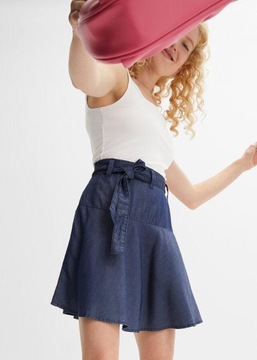 ДЖИНСОВАЯ ЮБКА С ПОЯСОМ__42