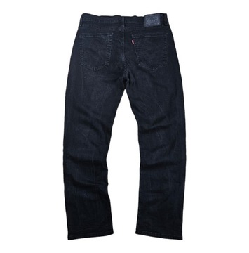 Spodnie Jeansowe LEVIS 514 Proste Męskie Jeans Dżins Denim Czarne 36x32