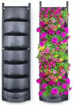 KWIETNIK OGRÓD WERTYKALNY WISZĄCY PLANTER