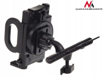 Автомобильный держатель Maclean для телефона, крепится в слот для компакт-дисков MC-682.