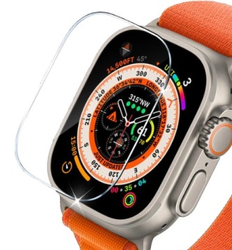 ТИТАНОВЫЙ РЕМЕШОК ДЛЯ APPLE WATCH ULTRA 1 2 49 мм + СТЕКЛО