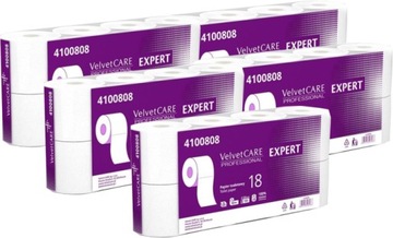 ТУАЛЕТНАЯ БУМАГА БАРХАТНАЯ 3-СЛОЙНАЯ, БЕЛАЯ 40 ШТ.