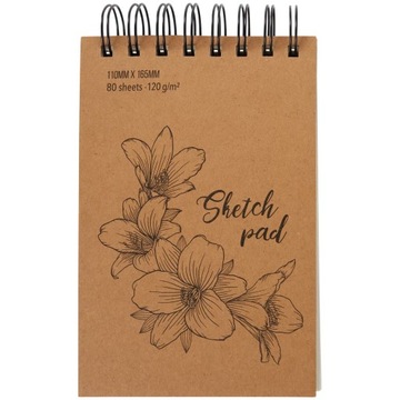 ХУДОЖЕСТВЕННЫЙ СКЕТЧБУК СПИРАЛЬНАЯ КНИГА ДЛЯ ЧЕРТЕЖЕЙ А6 БЛОК ДЛЯ ЭСКИЗОВ