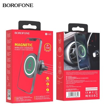 Держатель BH45 MagSafe с зарядкой Qi QC3.0 15 Вт
