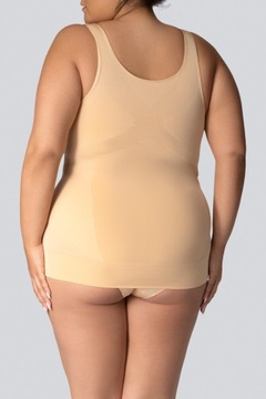 Футболка QUEEN SIZE SMOOTHWEAR цвета шампанского 9/10