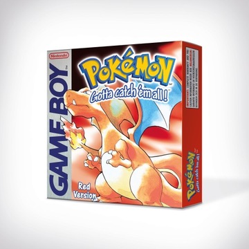 Pokemon Red EUR Reprodukcja Opakowanie Gameboy