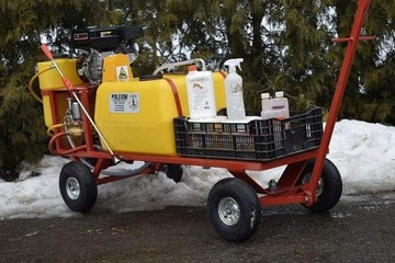 БЕНЗИНОВЫЙ САДОВЫЙ ОПРЫСКИВАТЕЛЬ 100л 6,5 л.с. 22 л