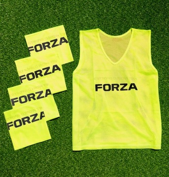 Kamizelki treningowe FORZA [10, dzieci] żółte