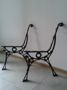 ПРОЧНАЯ АЛЮМИНИЕВАЯ НОЖКА «РЕТРО» ДЛЯ САДОВОЙ СКАМЬИ