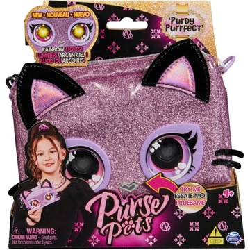 КОШЕЛЕК PETS DOG PURDY PURRFECT ИНТЕРАКТИВНАЯ СУМКА СО СВЕТЯЩИМИСЯ ГЛАЗАМИ