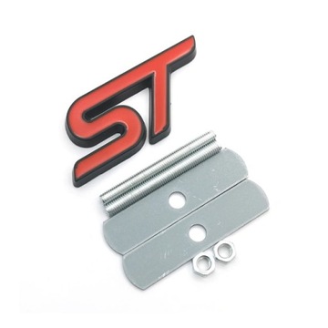 Znaczek Emblemat ST grill RED/BL FORD FOCUS Fiesta