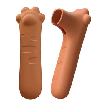 Silikonowe drzwiczki antypoślizgowe dla dzieci pomarańczowe