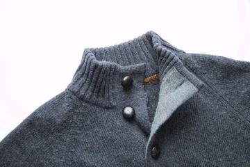 BARBOUR__SWETER MĘSKI 100% LAMBSWOOL HALF BUTTON__XL