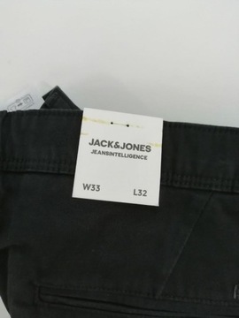Spodnie Jack&Jones czarne 33/32 E12A-158
