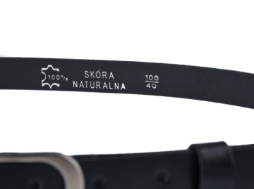 Мужской ремень Marconi 3,5 см черный