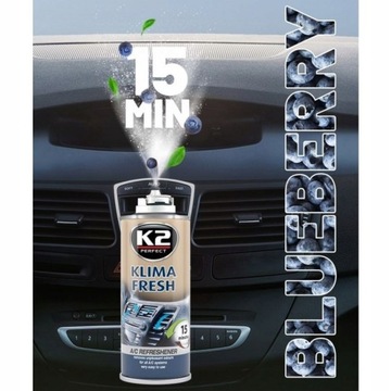 K2 KLIMA FRESH AIR CONDITIONING ОСВЕЖИТЕЛЬ ЧЕРНИКИ 150МЛ