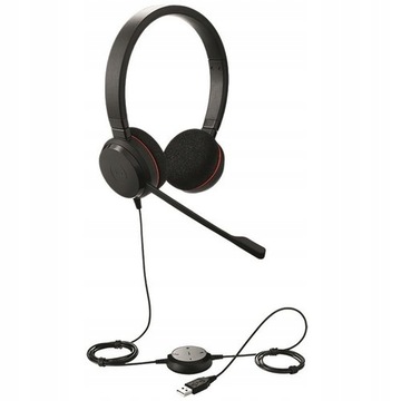 JABRA SŁUCHAWKI Z MIKROFONEM JABRA EVOLVE 20 DUO HSC016