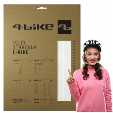 FOLIA NA ROWER OCHRONNA NAKLEJKI MAT BACKBONE E-BIKE FULL ZABEZPIECZAJĄCA
