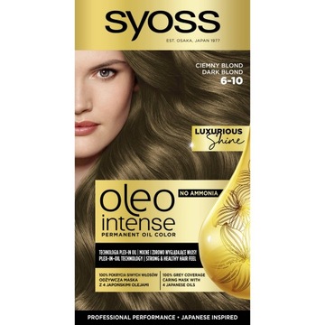 SYOSS FARBA DO WŁOSÓW CIEMNY BLOND BEZ AMONIAKU