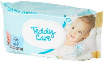 Teddy care Nawilżane chusteczki dla niemowląt 90sz