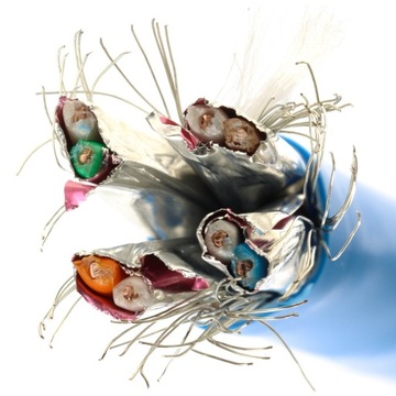 Kabel przewód drut S/FTP kat7 cu 35m Telegartner