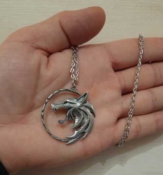 Подвеска-медальон-талисман The Witcher Wolf 4