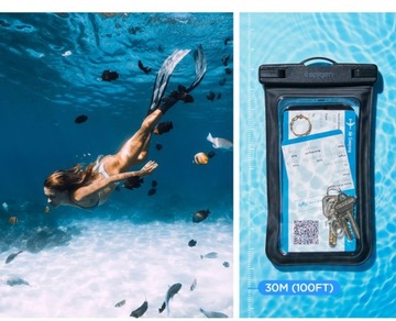 Водонепроницаемый чехол SPIGEN IPX8 ДЛЯ ТЕЛЕФОНА КАЯК ПЛЯЖ БАССЕЙН