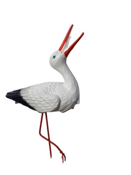 Грохочущий аист, маленькая пластиковая фигурка, которую нужно вставить.