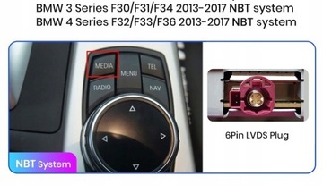 Android 13 ЭКРАН BMW F30 F31 F34 F32 F33 Система NBT 8 ГБ ОЗУ SNAPDRAGON 665