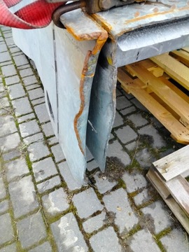 Оцинкованная погрузочная рампа Hafa 2,00м х 4,00м 6Т