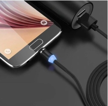 МАГНИТНЫЙ ЗАРЯДНЫЙ КАБЕЛЬ USB 3в1 СВЕТОДИОДНОЕ ЗАРЯДНОЕ УСТРОЙСТВО