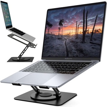 Подставка для ноутбука Macbook 17, подставка, держатель, столик складной, поворотный, 36