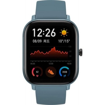Умные часы для фитнеса с GPS Amazfit GTS синие