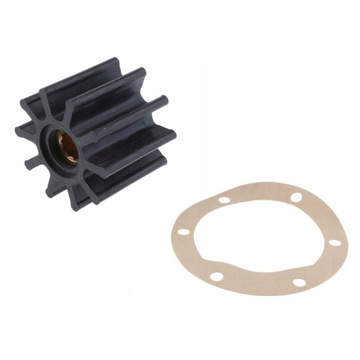 Черный — подходит комплект резиновых крыльчаток водяного насоса